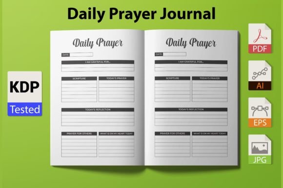 Download Daily Prayer Journal | KDP Interior - Daily prayer journal Collection