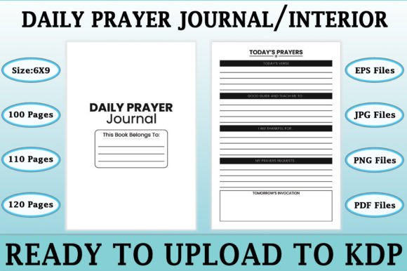 Download Daily Prayer Journal | KDP Interior - Premium Bundle