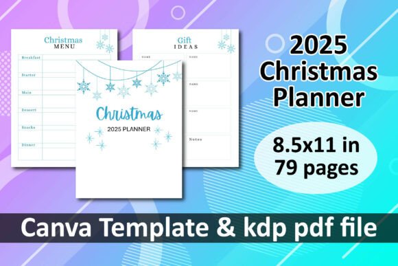 Download 2025 Christmas Planner Canva &amp; PDF - Pdf Collection